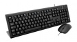 CKU200FR Keyboard and Mouse, 1600dpi, CKU200, FR France, AZERTY, Cable