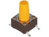 DTSM-65S-V-B Микропереключатель; 1; SPST-NO; 0,05A/12ВDC; SMT; 3,2Н; 6,2x6,2мм