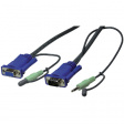 2L-2402A Video/audio cable 1.8 m Black