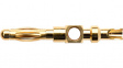 FK 8 L Au /-U1 Laboratory plug pin diam. 4 mm -