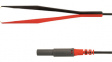 KML 7848 Au / PZ / 150 / RT Kelvin test lead Red + Black