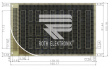 RE315-LF Laboratory card FR4 epoxy heat tin-plated