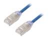 STP28X0.5MBU Patch cord; F/UTP,TX6A-28™; 6a; однопров; Cu; LSZH; синий; Дл: 0,5м
