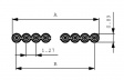 1-971111-4 Плоский кабель 1.27 mm 14xAWG 28