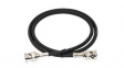 BU-P5697-180 Test Lead, Black, Gold-Plated Brass, 4.57m