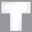 104465 Floor Corner Marks, T-shaped PU=1 PAK