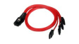 SAS8087S4R50 SFF-8087 to SATA Reverse Cable 500 mm Red