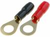TERMINAL-RING-12G Наконечник: кольцевой; M8; 4мм2; позолота; изолированный; 20 штук