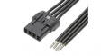 215311-1041 Cable Assembly, Mizu-P25 Receptacle - Pigtail, 4 Circuits, 150mm