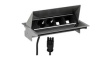900.402 Desk Outlet with 2x Custom Module CONEO 2x DE Type F (CEE 7/3) Socket - GST18i3 Plug 200mm