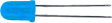 L-7113MBDL-5V LED with resistor blue 5 mm (T13/4) 5 V