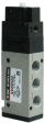 EVZM550-F01-00 Mechanical valve 5/2 G1/8