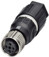 1521601 Cable socket M12, 4 Poles