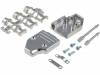 6560-0139-11, Корпус: для разъемов D-Sub; D-Sub HD 15pin, D-sub 9pin; UNC4-40, Encitech Connectors