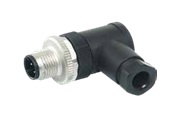 A012.03.02.122.001.0000, M12 A-Code 3 Pin Male 90° - Field Attachable - 3x0.75 mm2 max., Nemus