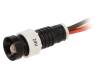 LRGY-D5-24AC/DCWK, Индикат.лампа: LED; вогнутый; 24ВDC; 24ВAC; Отв: O11мм; IP40, POLAM-ELTA