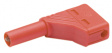 LAS S W BL (934 098-102) Safety plug diam. 4 mm Blue CAT III