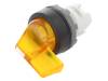 1SFA611205R1103 Переключатель: поворотный; 1; 22мм; желтый; Подсвет: MLB-1; IP66