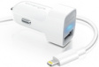 POWERCOMBO GO 10 W USB car adapter with lightning cable, 25.2 x 51.2 x 23.