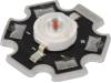 PM2E-1LAS LED мощный; STAR; янтарный; Pмакс:1Вт; 51,7-58,9лм; 130°; 1,75?3В
