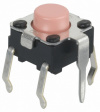 B3F-1125 Микропереключатель; 1; SPST-NO; 0,05A/24ВDC; THT; 2,55Н; 6x6мм; 5мм