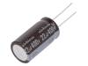 UPM2G220MHD Конденсатор: электролитический; с низким импедансом; THT; 22мкФ