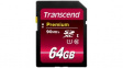 TS64GSDU1 Memory Card, SDXC, 64GB, 90MB/s