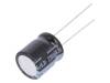 URZ0J222MHD, Конденсатор: электролитический; THT; 2200мкФ; 6,3ВDC; O12,5x15мм, NICHICON