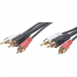 AC158F-5M/BK-R Composite cable 5 m Black