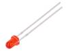 FYL-3014SRT1A, LED; 3мм; красный; 200мкд; 30°; Поверхность: выпуклая; Шаг:2,54мм, FORYARD