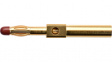 SFK 40 S Au /-U1 Laboratory plug pin diam. 4 mm -