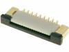 F0500WV-S-18P Разъем: FFC / FPC; вертикальный; PIN:18; ZIF; SMT; 0,5А; 30мОм; 50В