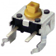 B3F-3150 Микропереключатель; 1; SPST-NO; 0,05A/24ВDC; THT; 0,98Н; 6x6мм