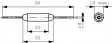 B82500-C-A5 Inductor, axial 820 uH 0.5 A