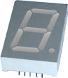 ELS1006SURWA/S530-A3 7-segment LED-display red 25.4 mm THT
