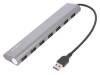 UA0308 Hub USB; USB 3.0; PnP; Кол-во портов: 7; 5Гбит/с