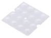 C15431 STRADELLA-16-HB-M, Линза для LED; квадратная; Мат-л: PMMA плексиглас; прозрачный, LEDIL