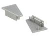 A4080040, Заглушка для профилей LED; серебристый; ABS, TOPMET