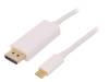 50412 Адаптер; DisplayPort 1.2,HDCP, USB 3.1; 1м; Цвет: белый
