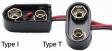 SBS-IR-1 Battery holder 1 x 9 V 150 mm