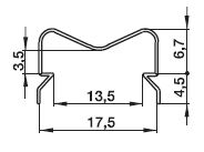 KC-196/SOT-32, Натуральный; L: 17,5мм; H: 11,2мм; нержавеющая сталь, Seifert electronic