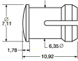 CLB 300YTP LED lenses yellow 5 mm