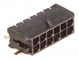 43045-1209 Pin header dual row 90deg. smd 12p