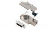 DCMR15-ULP-HDS26-K DA-26 Socket HD D-Sub Connector Kit, Zinc Backshell