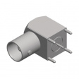 71K201-400A5 Appliance socket BNC angled BNC 75 Ohm