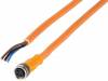DOL-0803-G02M Соединительный кабель; M8; PIN:3; прямой; 2м; вилка; 60ВAC; 4А