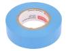 N-12 PVC TAPE 19MMX20M BLUE Лента: электроизоляционная; W:19мм; L:20м; D:0,15мм; синий; 220%