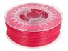 PLA-1.75-RASPBERRY RED, Филамент: PLA; красный (малиновый); 1кг; 200-235°C; ±0,05мм, DEVIL DESIGN