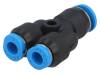 153374, Тройник; редукционный, быстроразъемный; -95?6бар; Мат-л: полимер, Festo