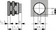 KFV 120 Appliance socket KFV 12-pin, 12 Poles